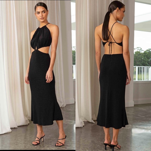 Misha collection Angel MIDI Dress - Picture 1 of 16